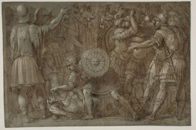 Szene aus der römischen Geschichte von after Polidoro da Caravaggio
