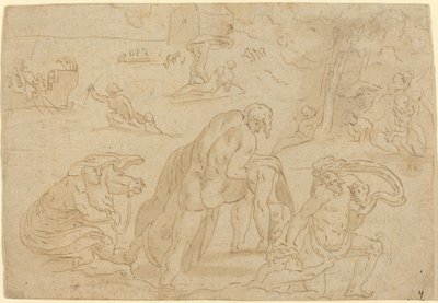 Die Sintflut, von der Loggia des Vatikans von after Raphael