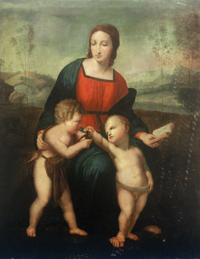 Die Madonna del Cardellino von after Raphael