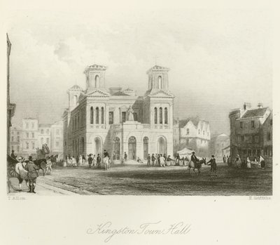 Kingston Rathaus von after Thomas Allom