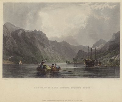 Der Kopf von Loch Lomond, Blick nach Süden von after Thomas Allom