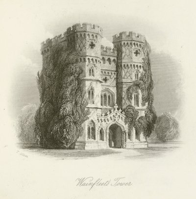 Wainfleets Turm von after Thomas Allom