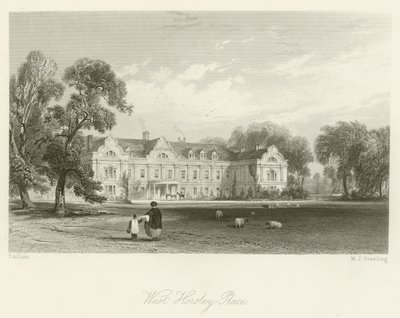 West Horsley Place von after Thomas Allom