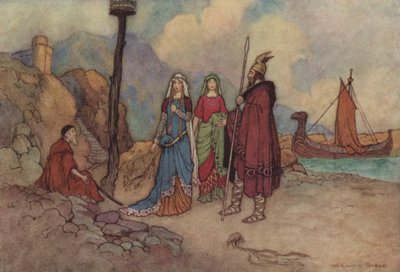 Geoffrey Chaucer, Die Geschichte des Rechtsgelehrten von after Warwick Goble