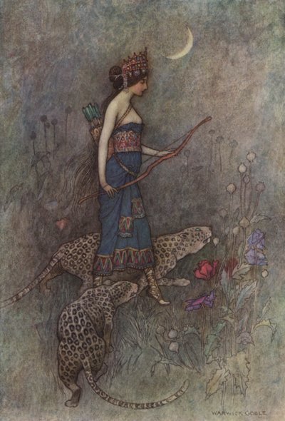 Geoffrey Chaucer, Die Geschichte des Mönchs von after Warwick Goble
