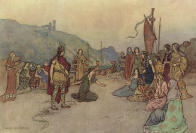 Geoffrey Chaucer, Die Geschichte der Frau von Bath von after Warwick Goble