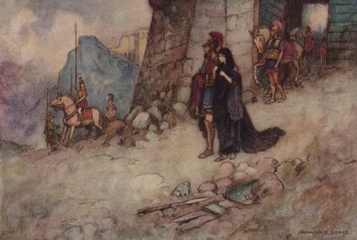 Geoffrey Chaucer, Troilus und Criseyde von after Warwick Goble