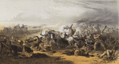 Das Feld von Prestonpans, Tod von Colonel Gardiner von after William Allan