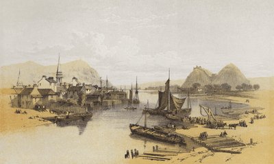 Dumbarton, vom Leven aus von after William Leighton Leitch