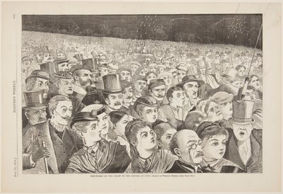 Feuerwerk in der Nacht des 4. Juli von after Winslow Homer