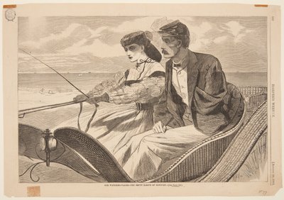 Unsere Badeorte - Der leere Ärmel in Newport von after Winslow Homer