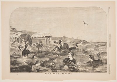Das Bad in Newport von after Winslow Homer
