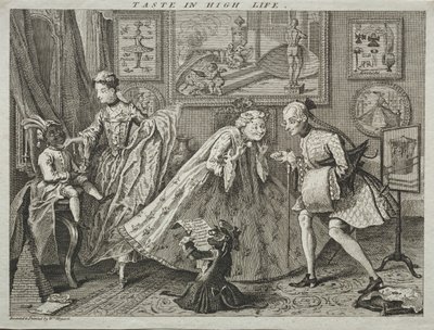 Geschmack im hohen Leben von after a design by William Hogarth