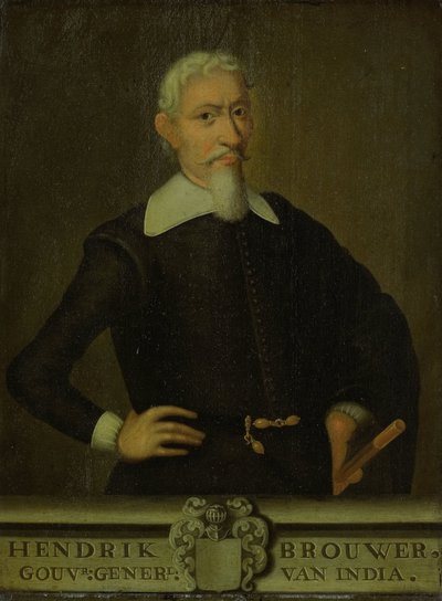 Porträt von Hendrik Brouwer, Generalgouverneur der Niederländischen Ostindien-Kompanie von anonymous (copy after)
