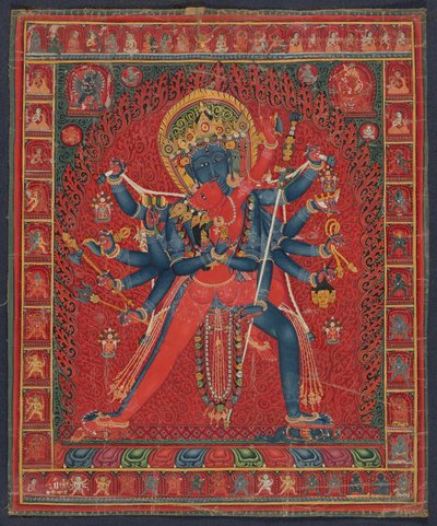 Chakrasamvara und Gefährtin Vajravarahi von anonymous 
