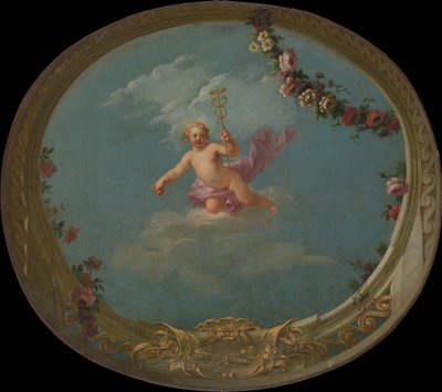 Amor als Bote mit Caduceus von anonymous 