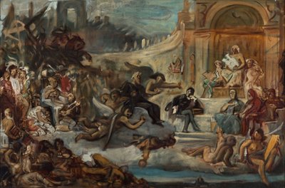 Die Apotheose von Victor Hugo von anonymous 