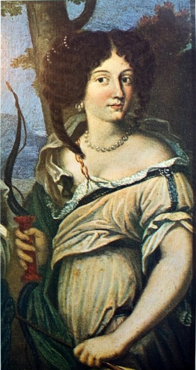 Dreifachporträt von Frauen, ehemals bekannt als "Die Nichten von Kardinal Mazarin" von anonymous 