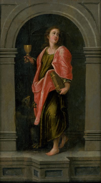 Heiliger Johannes der Evangelist von anonymous 