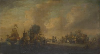 Die Schlacht bei den Downs, 21. Oktober 1639 von anonymous 