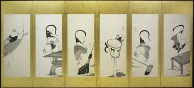 Hähne und Hennen von attributed to Itō Jakuchū