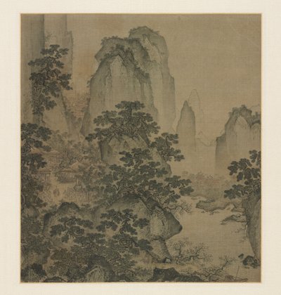 Der Hafen des Pfirsichblütenquells von attributed to Shi Rui