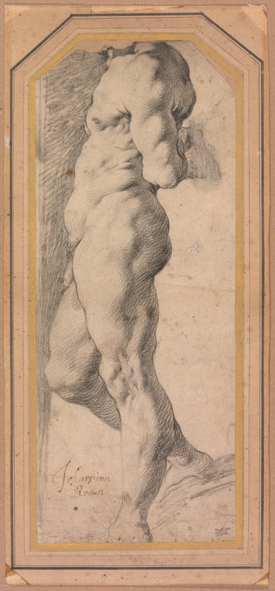 Studie eines stehenden männlichen Aktes von called Cavaliere d