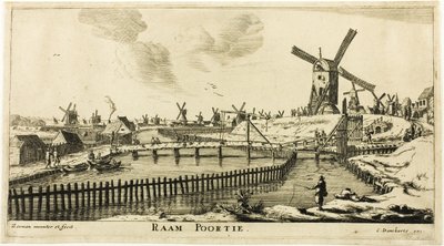 Raamtor, aus Die Acht Stadttore von Amsterdam von called Zeeman Reinier Nooms