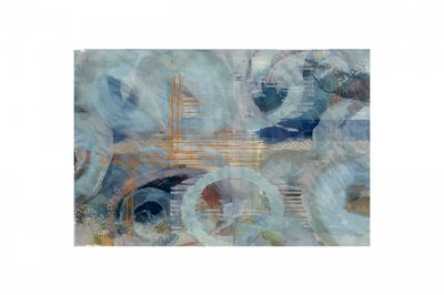 Abstrakte blaue Kreise von cartissi