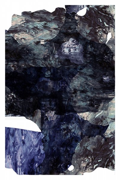 Abstrakte Blaue Tiefen von cartissi
