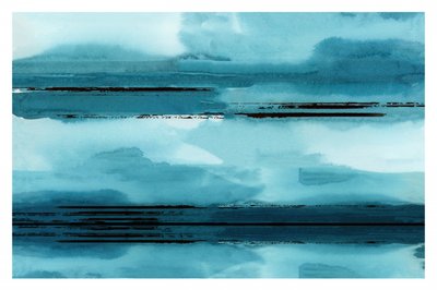 Abstrakter blauer Horizont von cartissi
