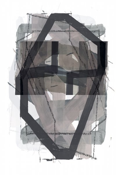 Abstrakte geometrische Schichten von cartissi