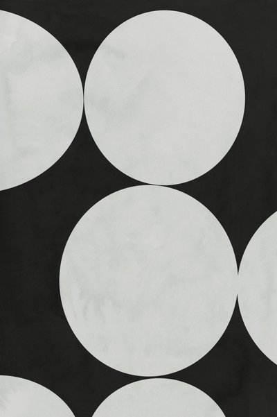 Fette schwarz-weiße Kreise von cartissi
