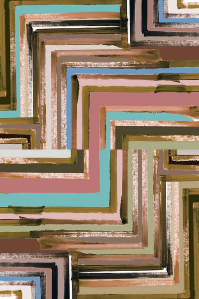 Bunte geometrische Striche von cartissi