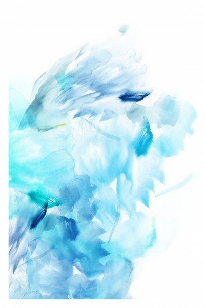 Flüssige blaue Abstraktion von cartissi