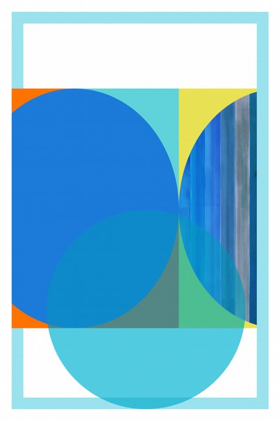 Geometrische blaue Gelassenheit von cartissi