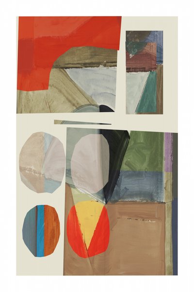 Geometrische Farbcollage von cartissi