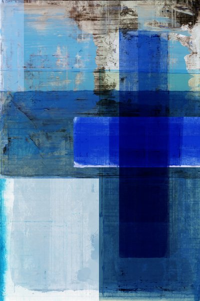Indigoblaue Abstraktion von cartissi