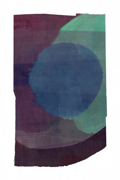 Indigo Kreis Schichten von cartissi