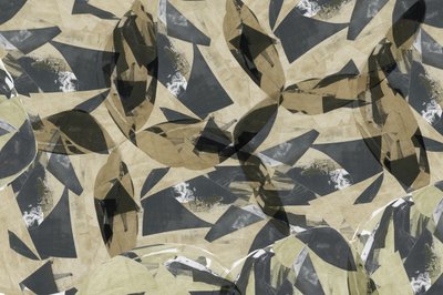 Geschichtete geometrische Blätter von cartissi