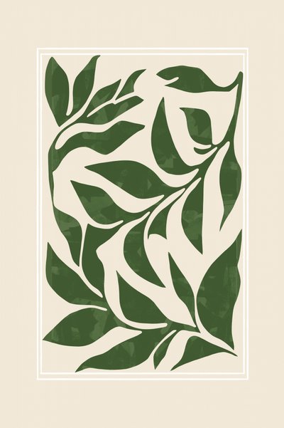 Moderne Botanische Blätter von cartissi