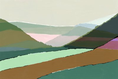 Moderne geschichtete Landschaft von cartissi