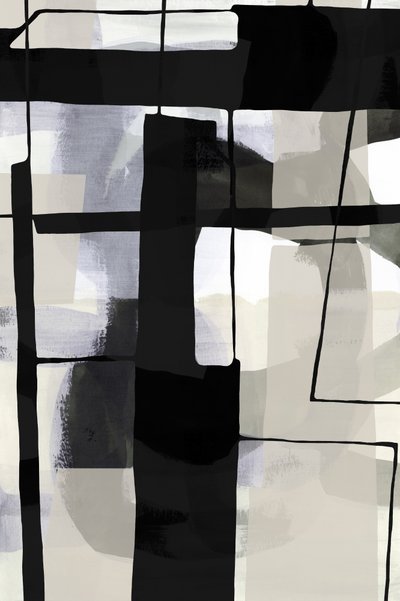 Monochrome abstrakte Formen von cartissi