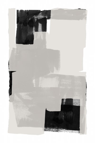 Monochrome Pinselstrich-Geometrie von cartissi