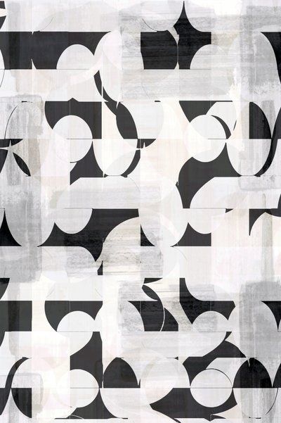 Monochromes geometrisches Muster von cartissi