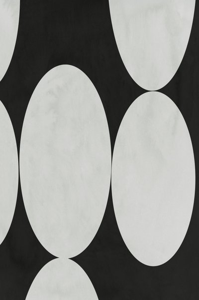 Monochromes Ovalmuster von cartissi