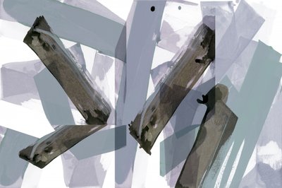 Gedämpfte abstrakte Striche von cartissi