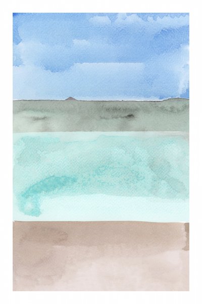 Friedlicher Himmel Meer Sand von cartissi