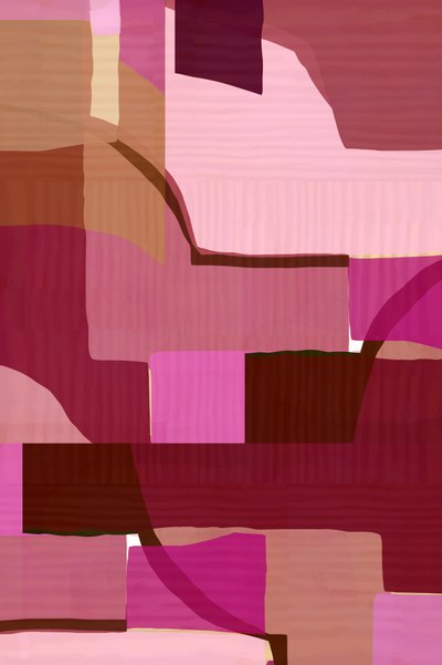 Rosa und Braune Abstraktion von cartissi