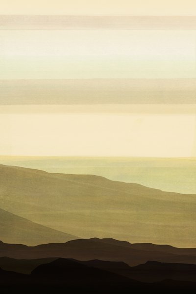 Serene geschichtete Landschaft von cartissi